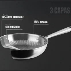 Sartén de titanio, 28 cm - Lacor