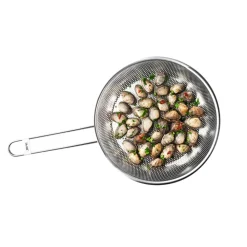 Sartén para barbacoa de acero inoxidable, 28 cm - Ibili