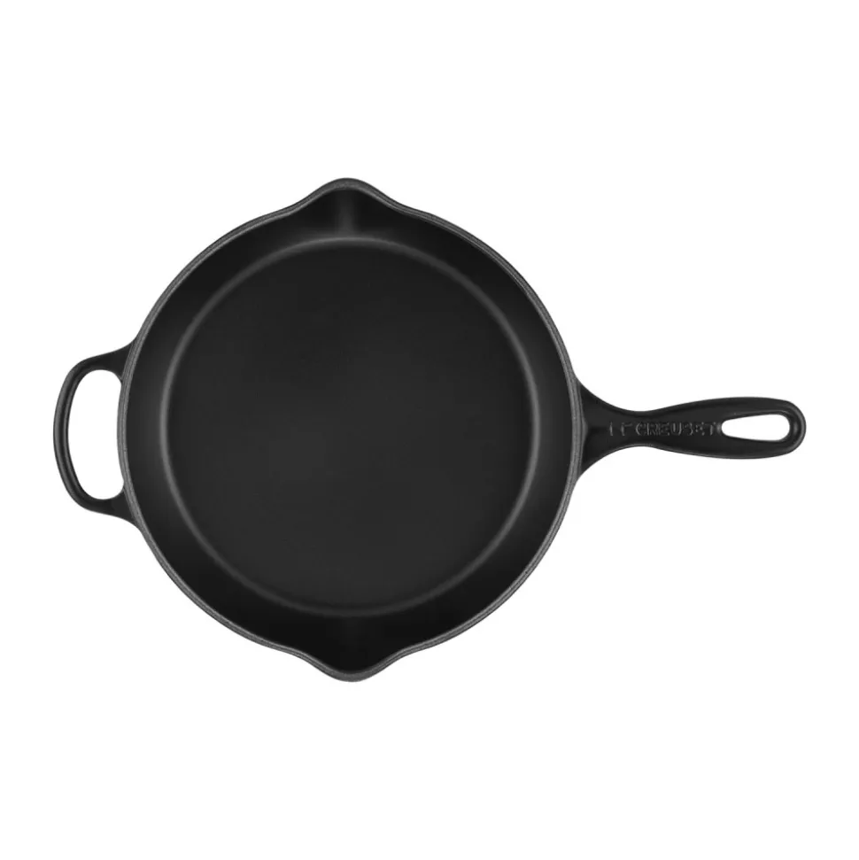 Sartén skillet de hierro fundido, 26 cm, color negro - Le Creuset