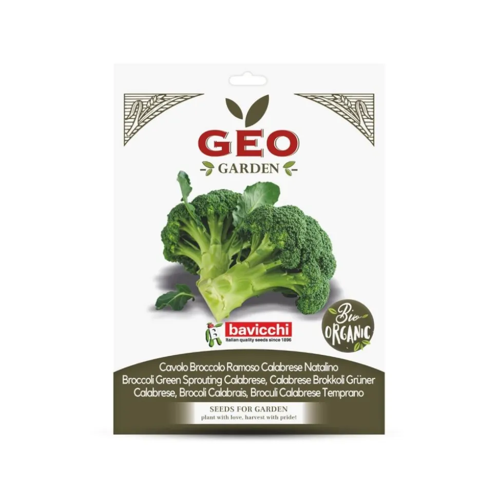 Semillas de brócoli Calabrese temprano ecológicas, 4 g - Bavicchi GEO