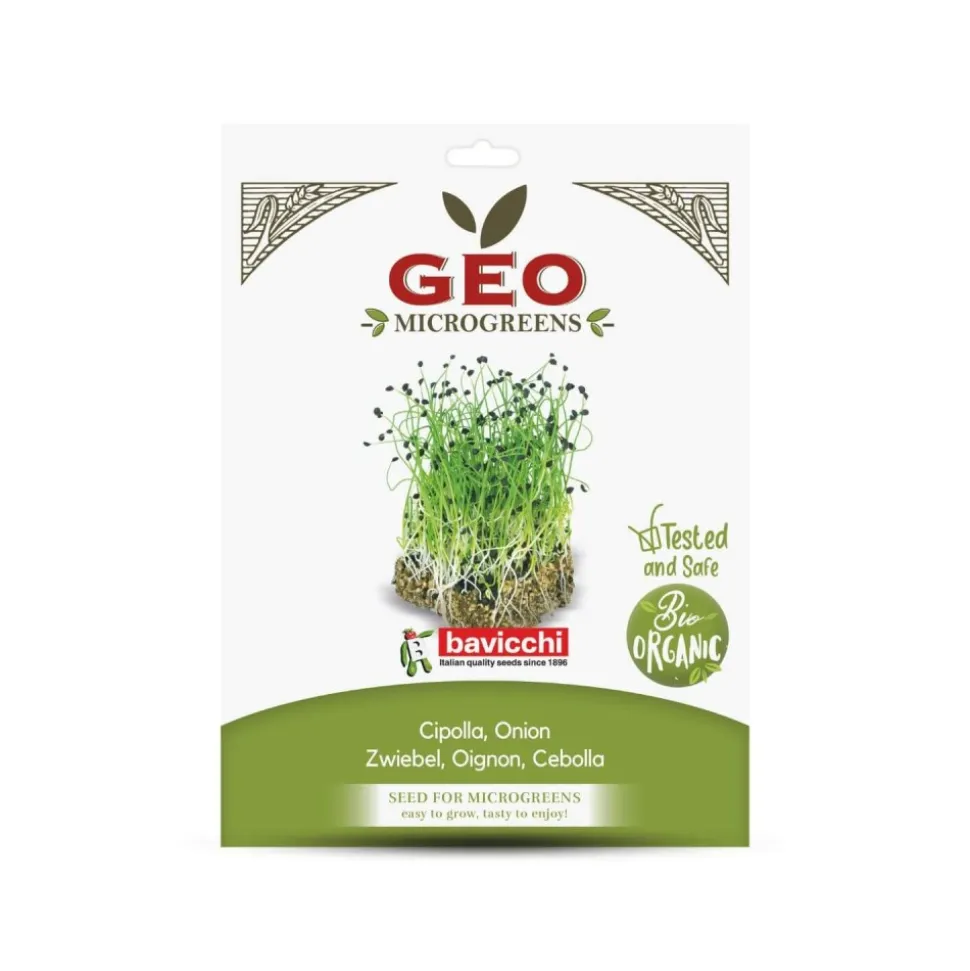 Semillas de cebolla para microgreens ecológicas, 10 g - Bavicchi GEO
