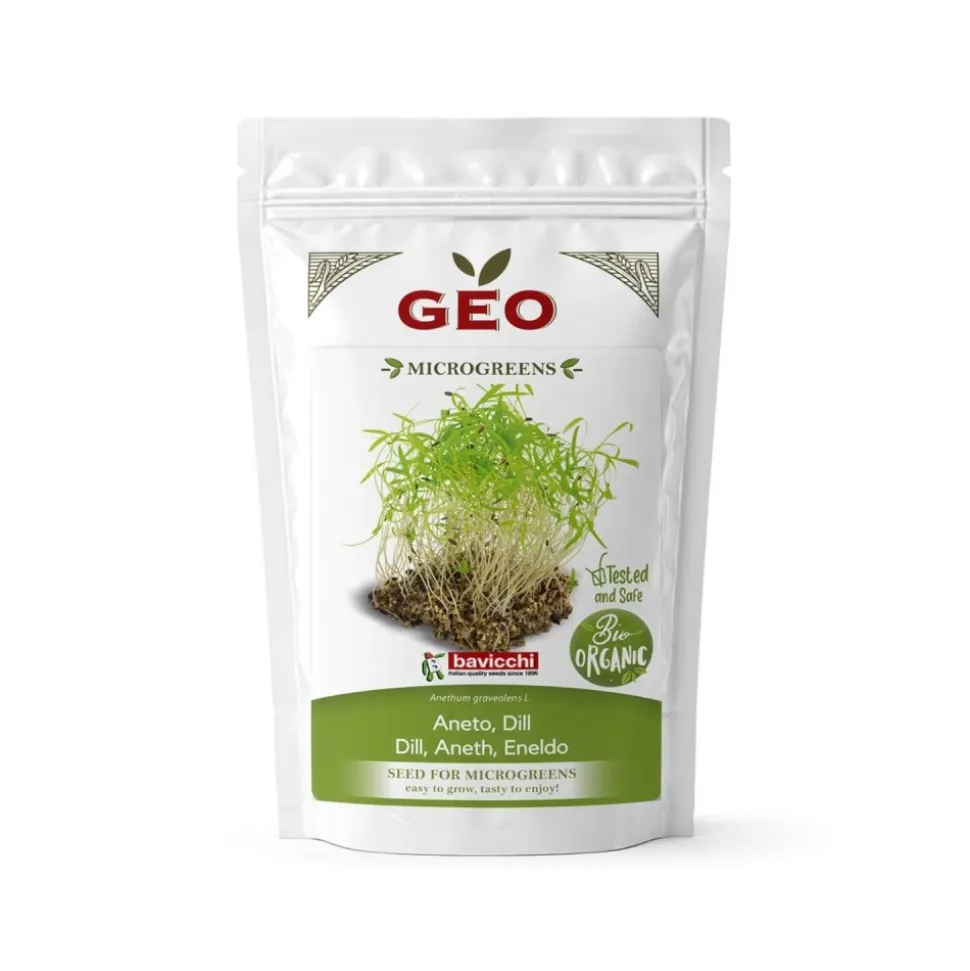 Semillas de eneldo para microgreens ecológicas, 150 g - Bavicchi GEO