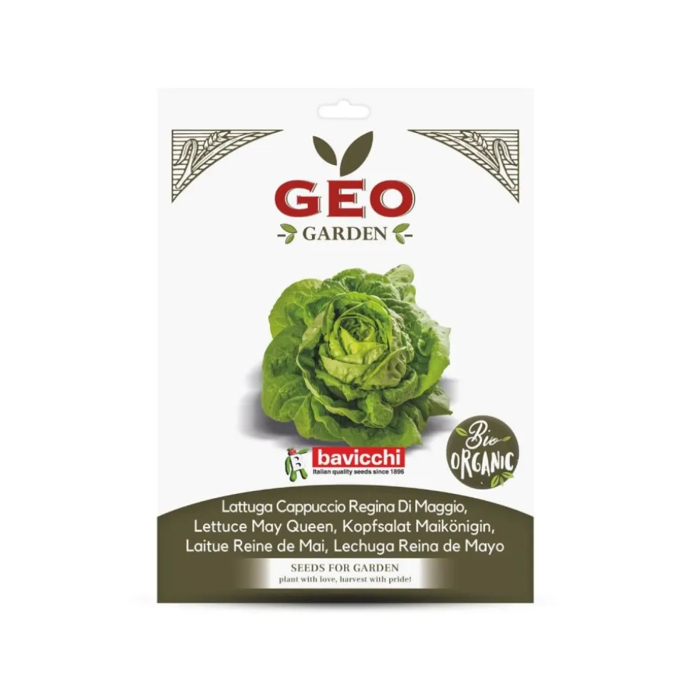 Semillas de lechuga Reina de mayo ecológicas, 3 g - Bavicchi GEO