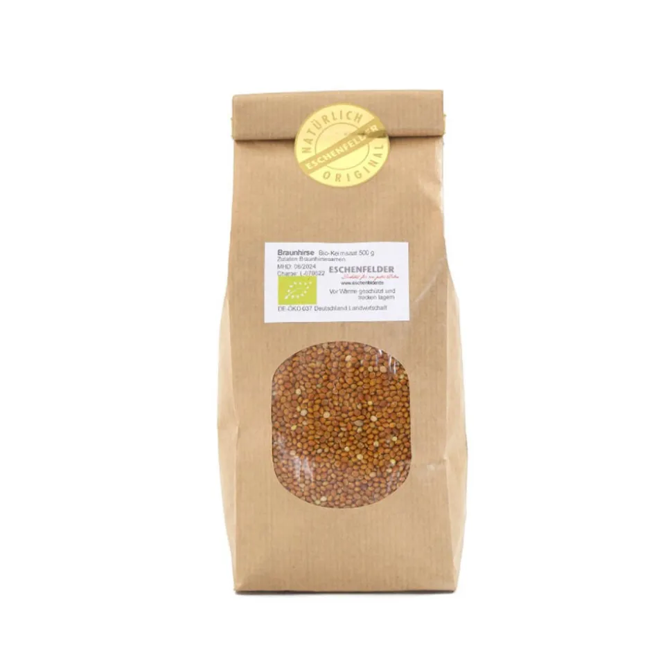 Semillas de mijo marrón ecológicas para germinar - Eschenfelder