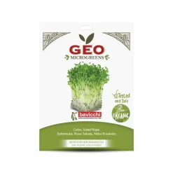 Semillas de nabo para microgreens ecológicas, 50 g - Bavicchi GEO