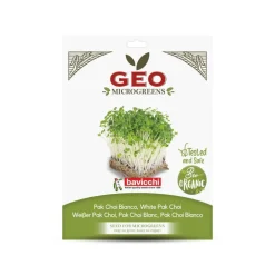 Semillas de Pak Choi blanco para microgreens ecológicas, 15 g - Bavicchi GEO
