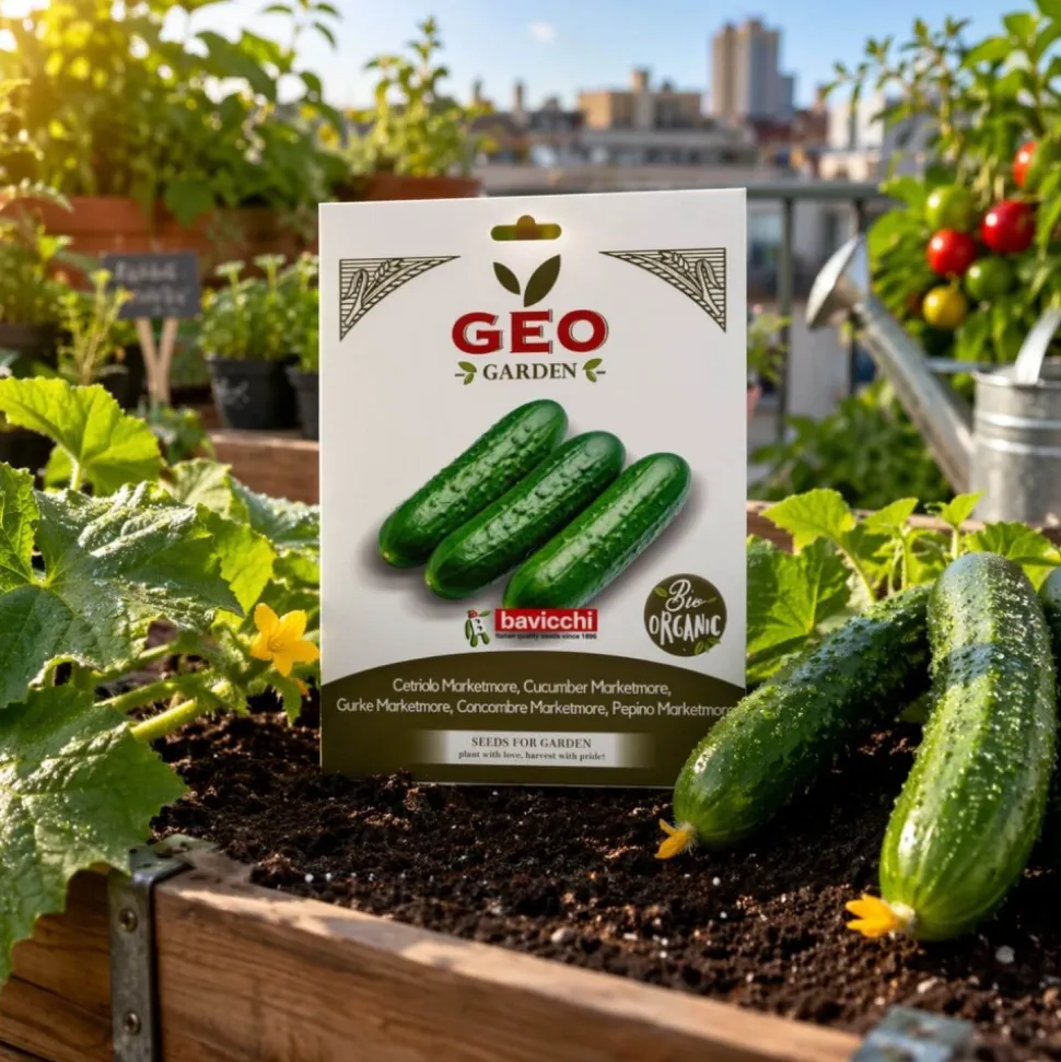 Semillas de pepino Marketmore ecológicas, 2 g - Bavicchi GEO