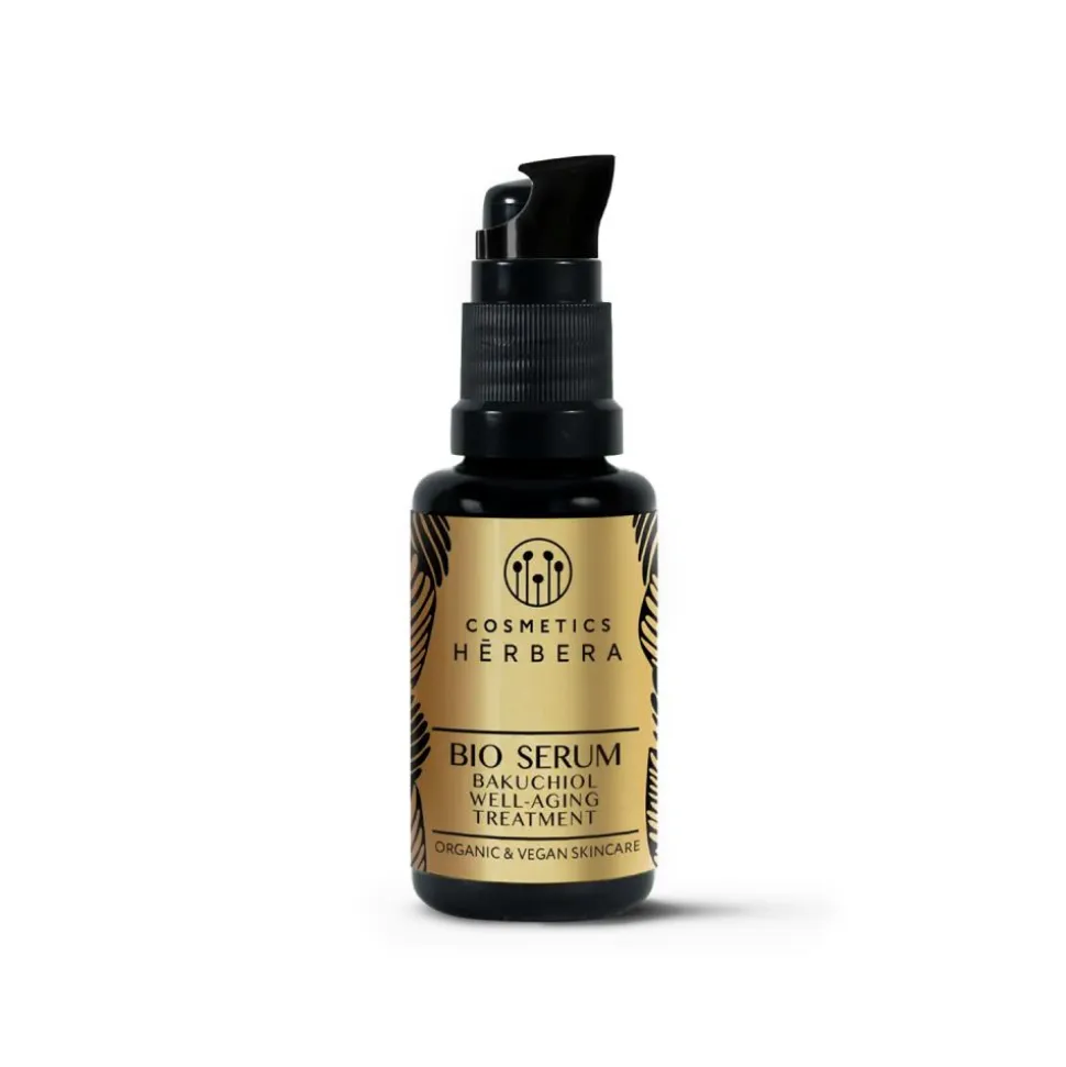 Serum facial Bakuchiol Well- aging, reafirmante - Herbera Biocosmética