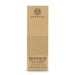 Serum facial hialurónico, vitamina C , E y ácido ferúlico, Oil free - Herbera