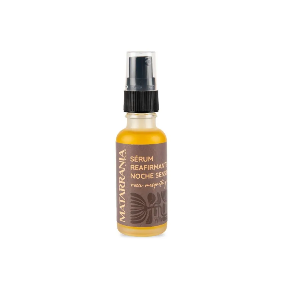 Serum facial reafirmante noche sensible ecológico, Eterna 30 ml - Matarrania