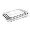 Set de 3 fuentes rectangulares de borosilicato Kristall para horno - Ibili