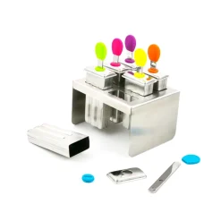 Set de 6 moldes para helados de acero inoxidable Classic - Joli monde