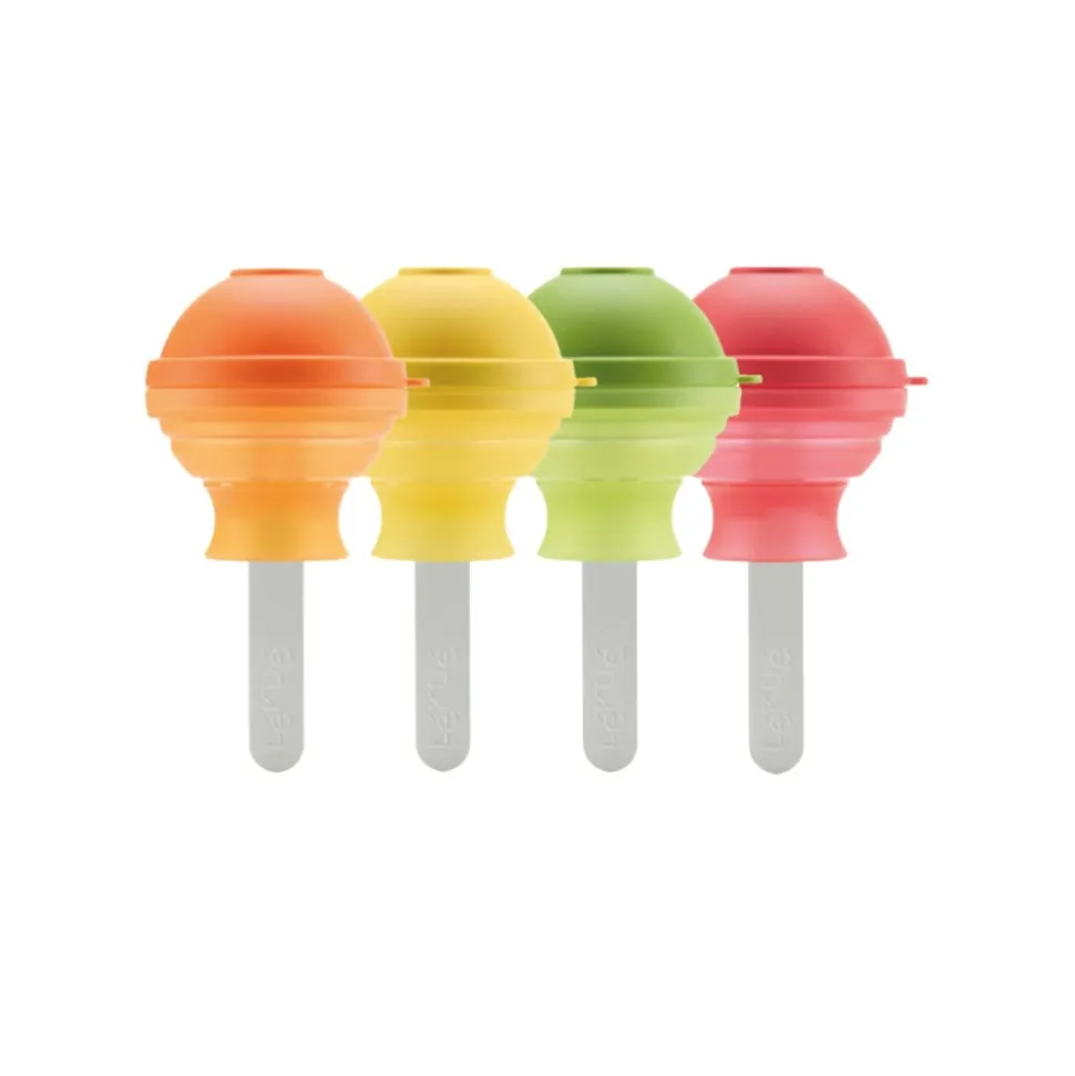 Set de 4 moldes para helados - Piruleta