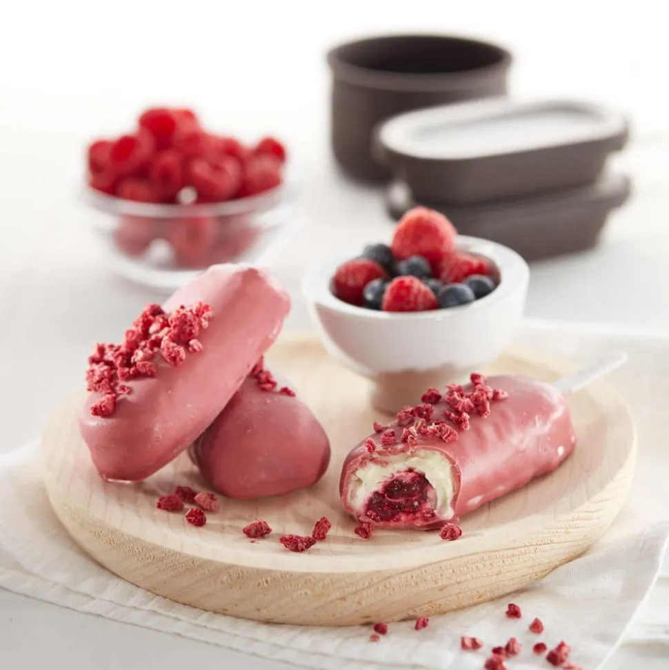 Set moldes para helados Classic + recipiente fundir chocolate - Lekue