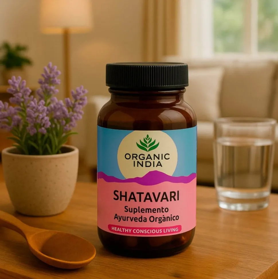 Shatavari ecológico, en cápsulas - Organic India