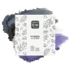 Sombra de ojos en polvo, ecológica, Gótico Barcelona: gris azulado, gris oscuro, beige, morado - NaturaBio Cosmetics