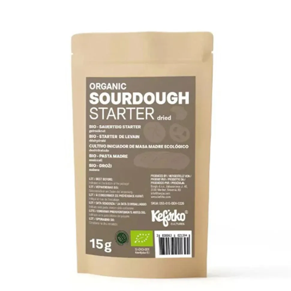 Starter iniciador de masa madre ecológico, deshidratado - Kefirko