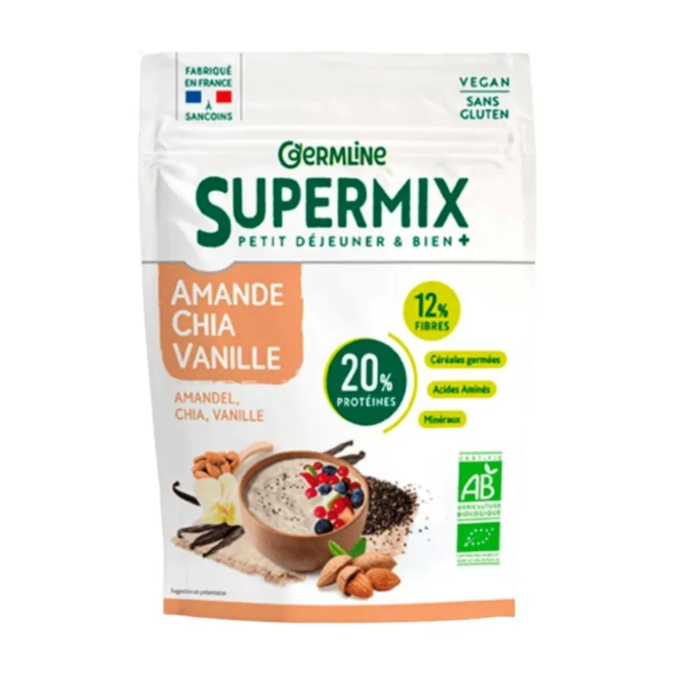 Supermix de cereales germinados, almendras, chía y vainilla - Germline