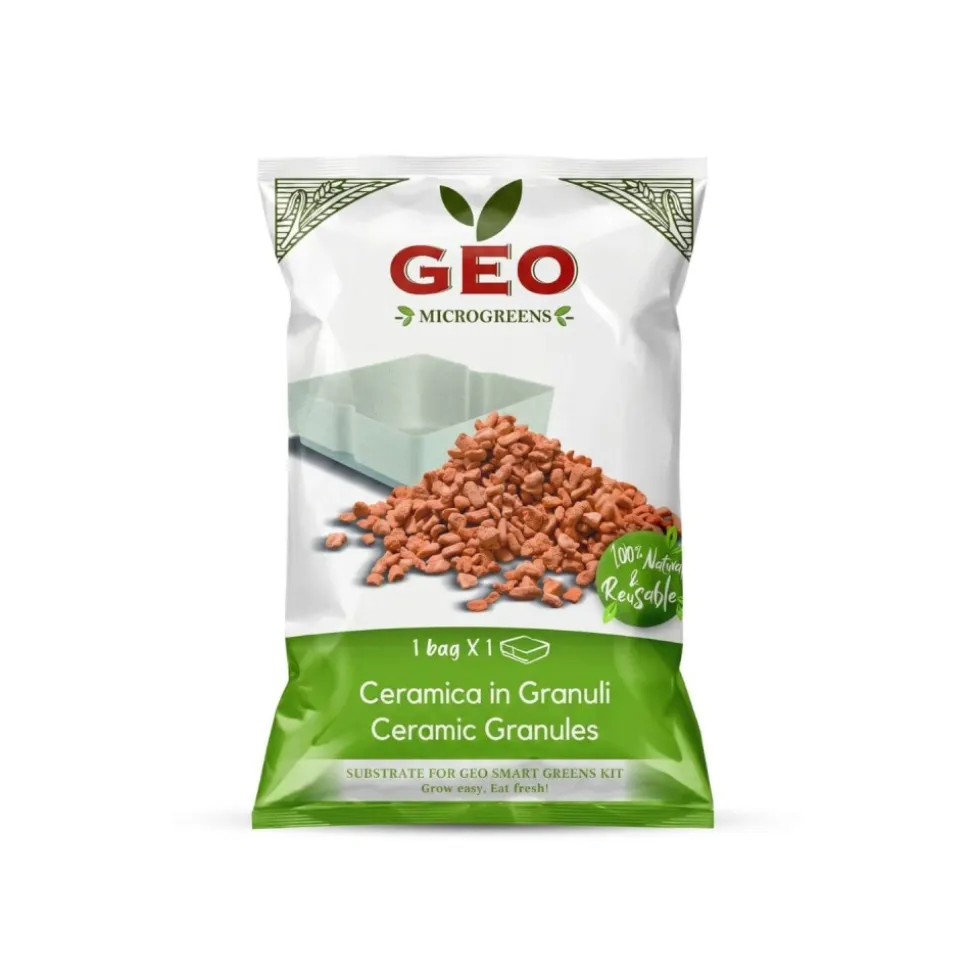 Sustrato cerámico Geo Smart para microgreens, 0,8 l - Bavicchi