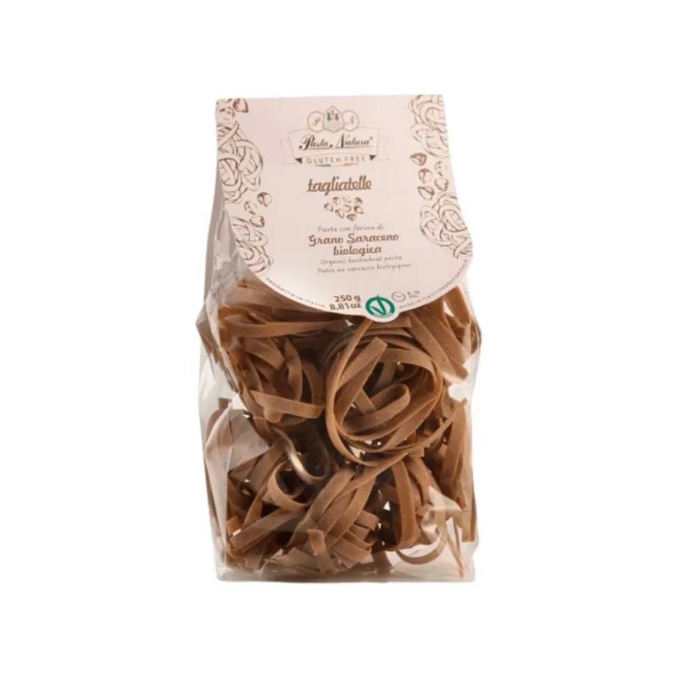 Tagliatelle de trigo sarraceno sin gluten y ecológica, 250 g - Pasta Natura