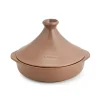 Tajine de cerámica gres 25 cm con tapa, canela - Topgres