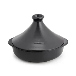 Tajine de cerámica gres 25 cm con tapa, antracita - Topgres