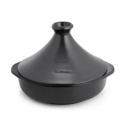 Tajine de cerámica gres 29 cm con tapa, antracita - Topgres