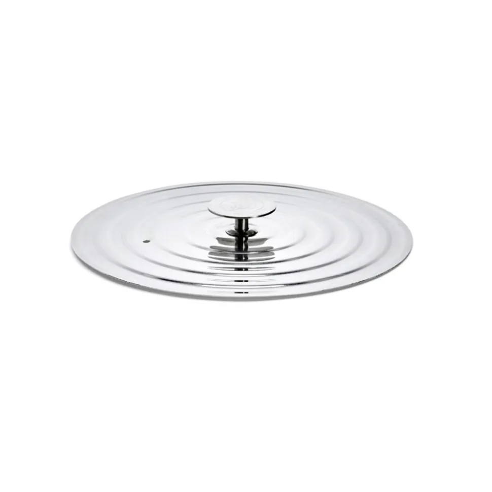 Tapa de acero inoxidable con salida de vapor para 20, 22, 24 cm - De Buyer