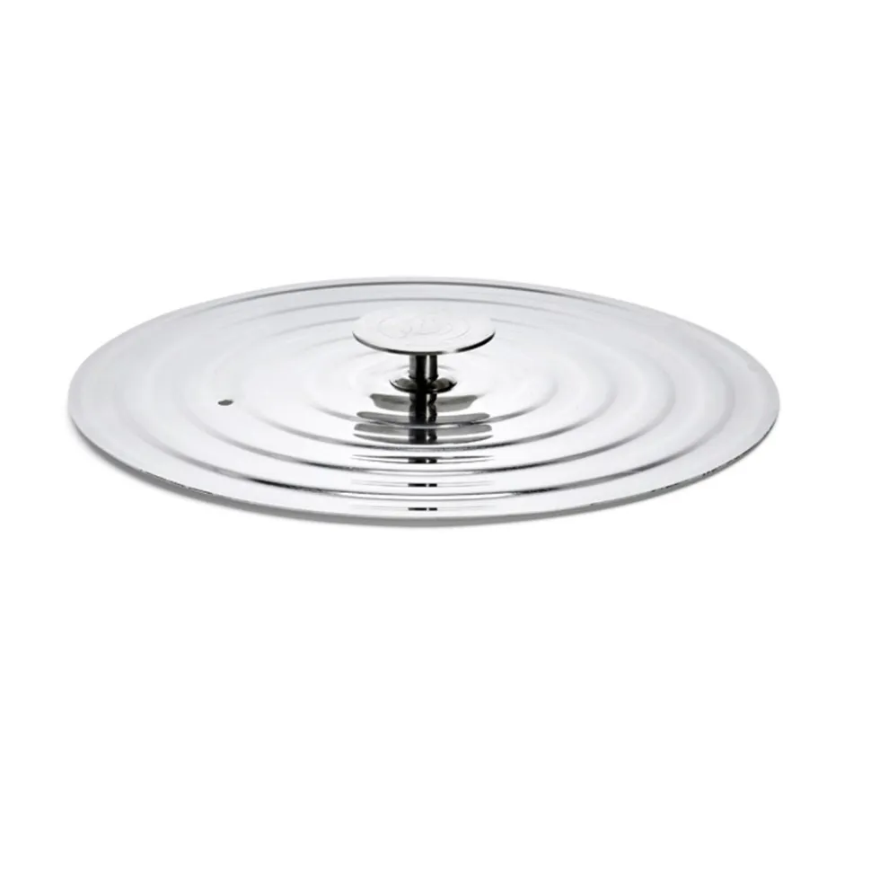 Tapa de acero inoxidable con salida de vapor para 30, 32 cm - De Buyer