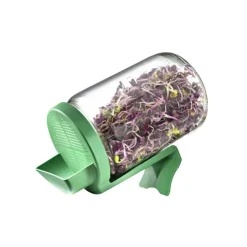 Tarro de germinar con soporte de plástico
