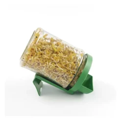 Tarro de germinar con soporte de plástico