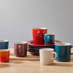 Taza de cerámica gres esmaltada 200 ml, color merengue - Le Creuset
