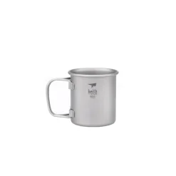Taza de titanio con asa plegable 220 ml - Keith