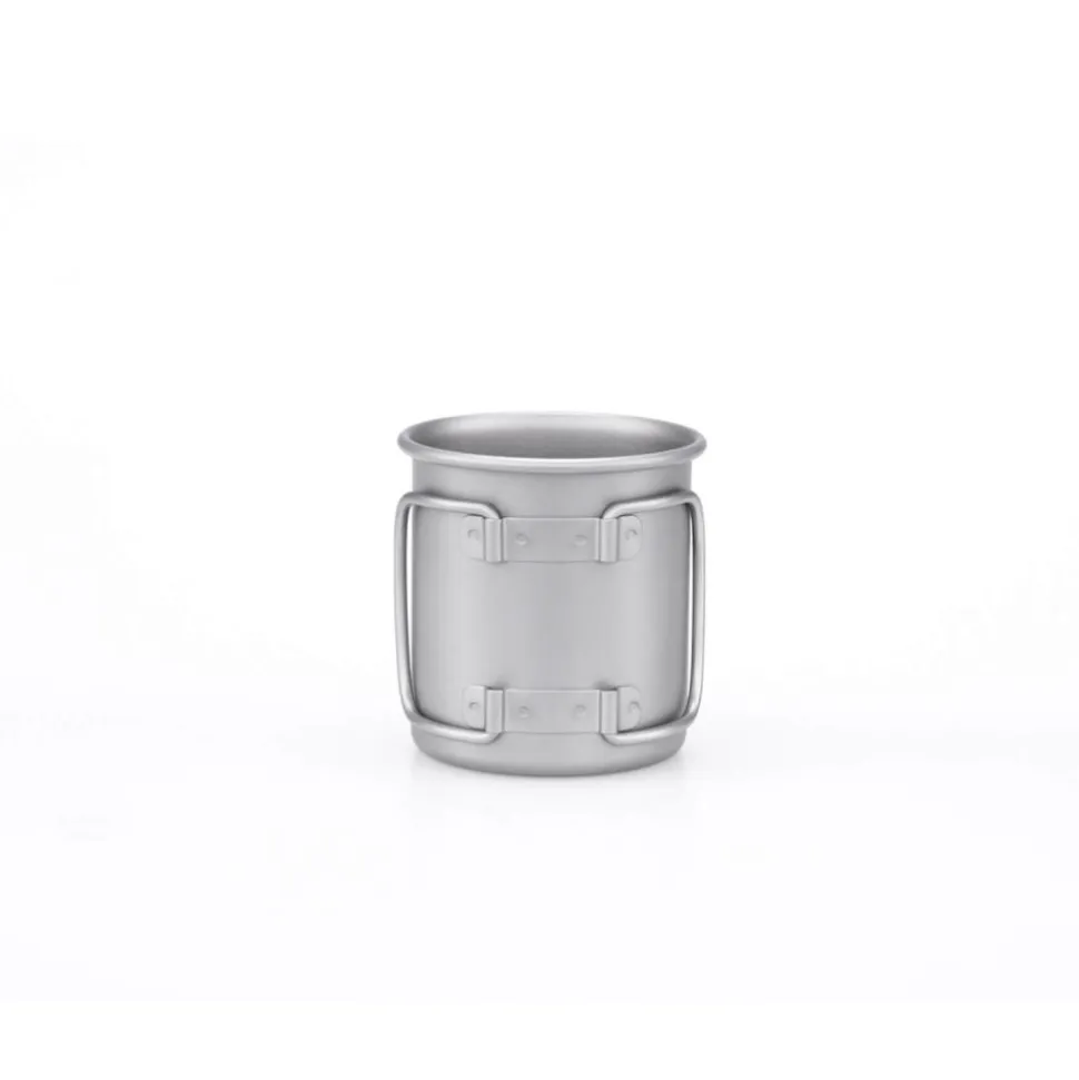 Taza de titanio con asa plegable 220 ml - Keith
