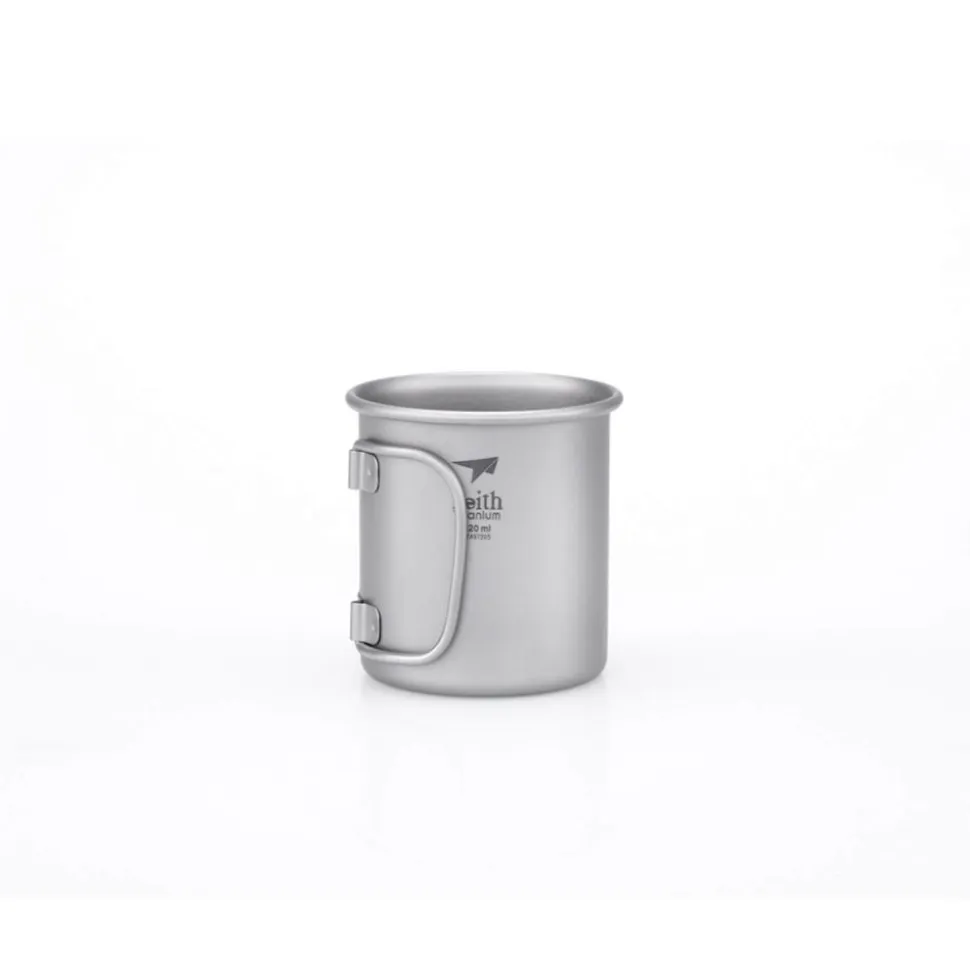 Taza de titanio con asa plegable 220 ml - Keith