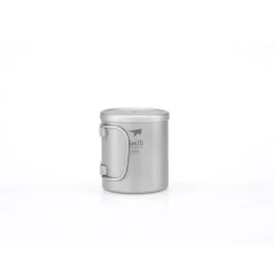 Taza de titanio con doble pared, asa plegable y tapa 220 ml - Keith