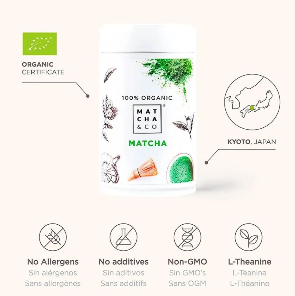 Té Matcha ecológico, 30 g - Matcha & Co