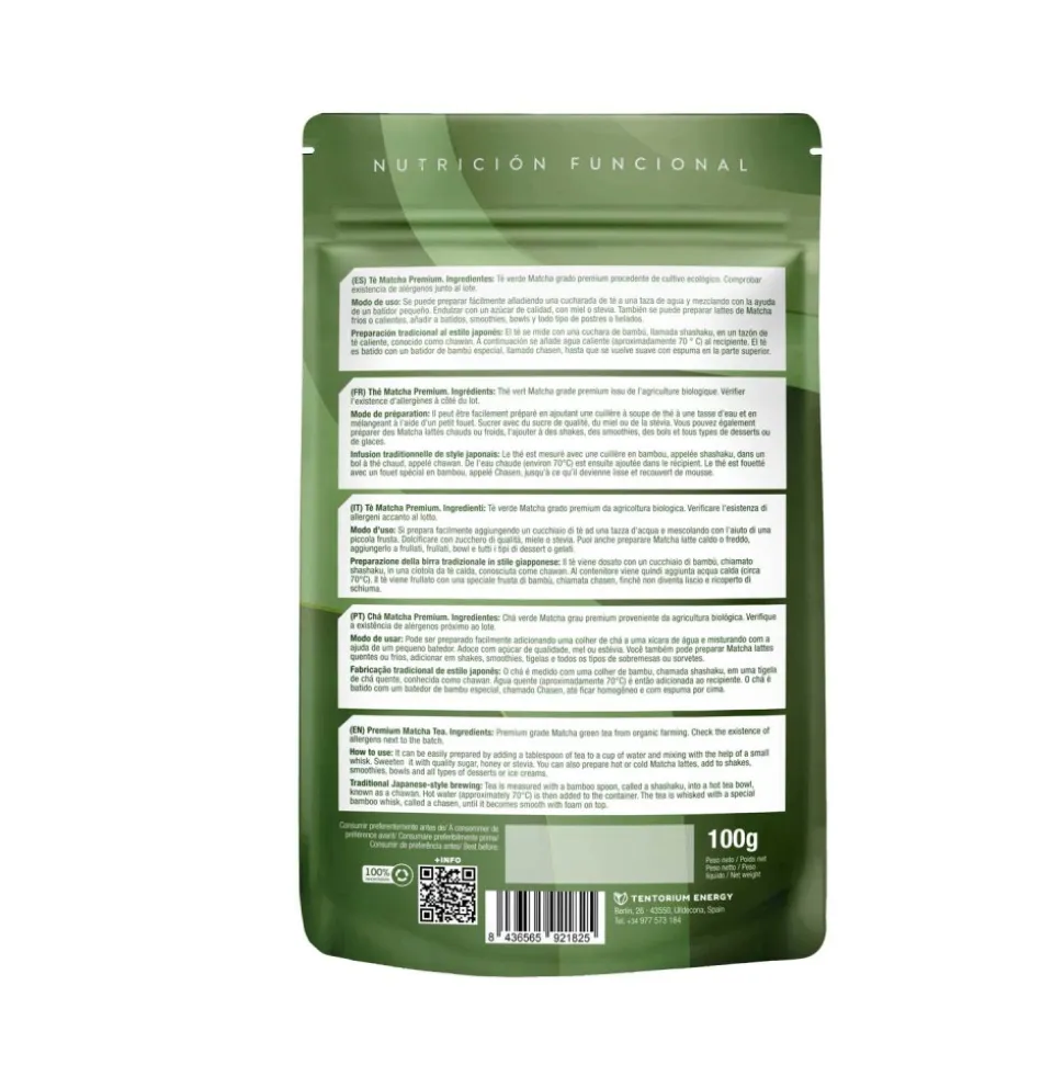 Té Matcha Premium, ecológico - Energy Feelings