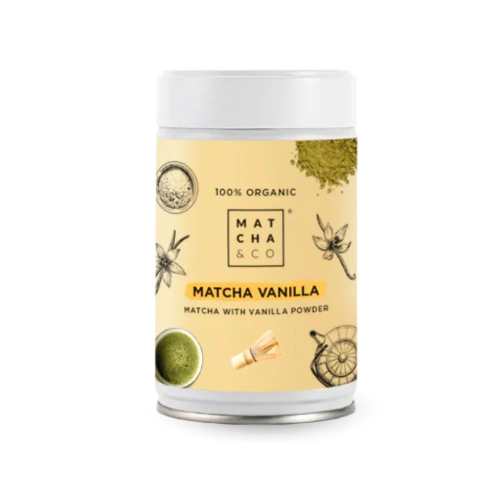 Té Matcha vainilla, ecológico, 80 g - Matcha & Co