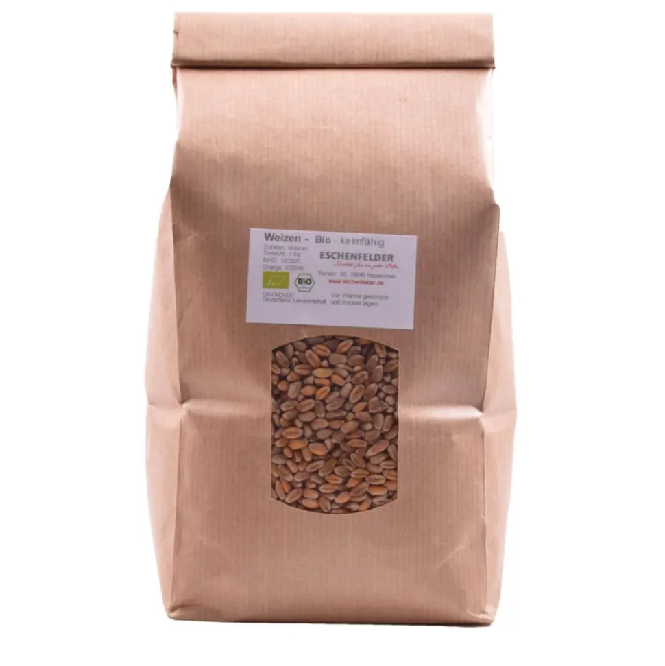 Trigo en grano ecológico, 1 kg - Eschenfelder