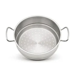 Vaporera de acero inoxidable Chef Classic - accesorio para cocer al vapor, 28 cm - Lacor