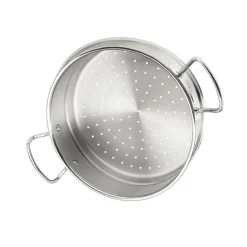 Vaporera de acero inoxidable Chef Classic - accesorio para cocer al vapor, 28 cm - Lacor