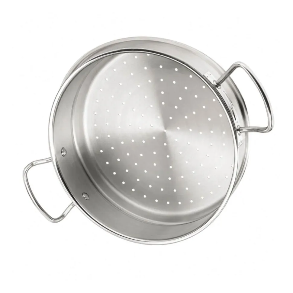 Vaporera de acero inoxidable Chef Classic - accesorio para cocer al vapor, 32 cm - Lacor