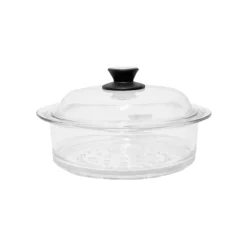 Vaporera de cristal - accesorio para cocer al vapor + tapa - SKK
