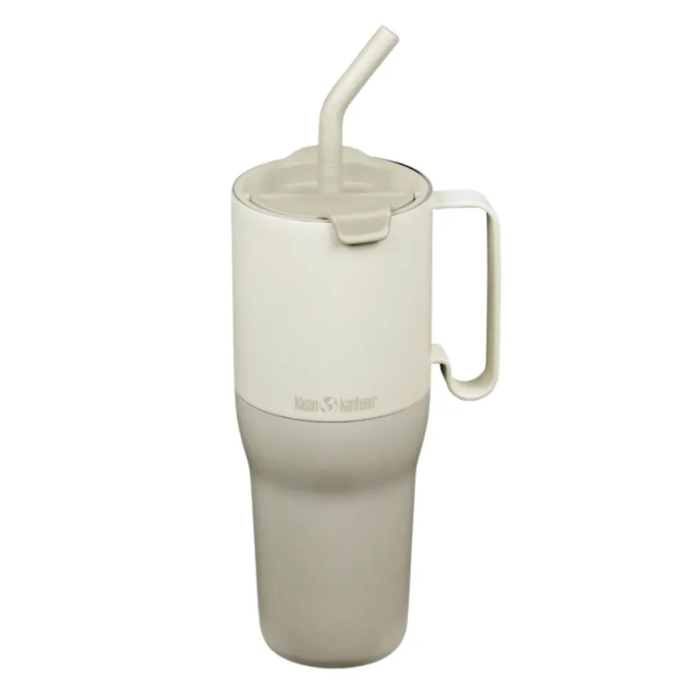 Vaso térmico de acero inoxidable Rise 1065 ml, beige - Klean Kanteen