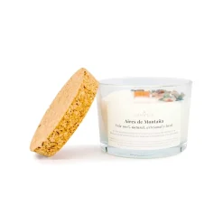 Vela perfumada con aceites esenciales ecológicos, Aires de montaña - CanVela