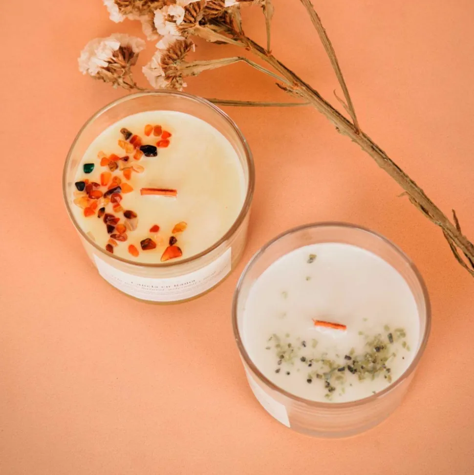 Vela perfumada con aceites esenciales ecológicos, Aires de montaña - CanVela