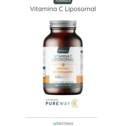 Vitamina C liposomal, 60 capsulas - WeBotanix