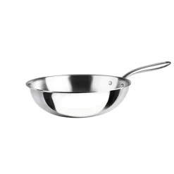 Wok de acero inoxidable, trichef, 28 cm - Lacor