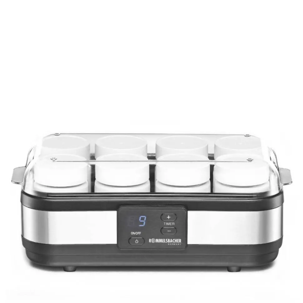 Yogurtera JG 40 con tarros de cristal 8 x 150 ml - Rommelsbacher